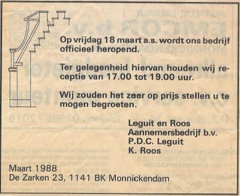 Opening 1988